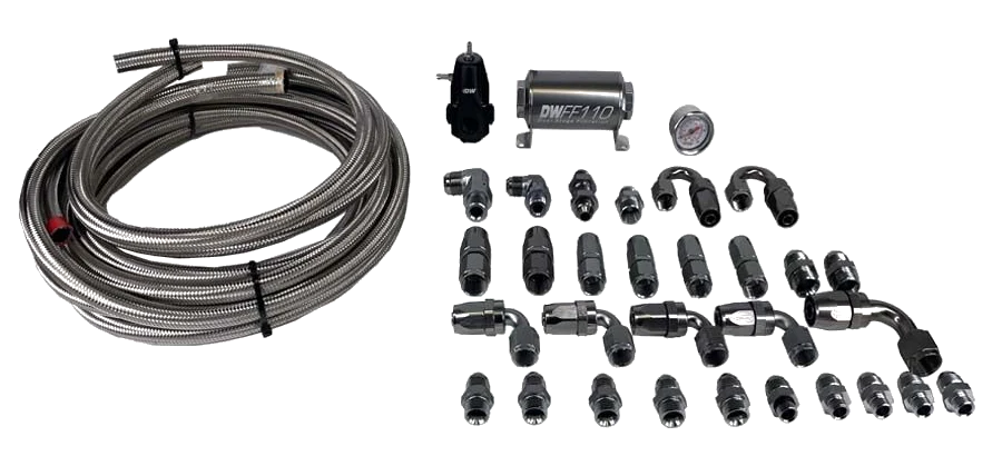 Układ paliwowy DeatschWerks AN8 AN6 PTFE 1999-2004 Ford F-150 Lightning