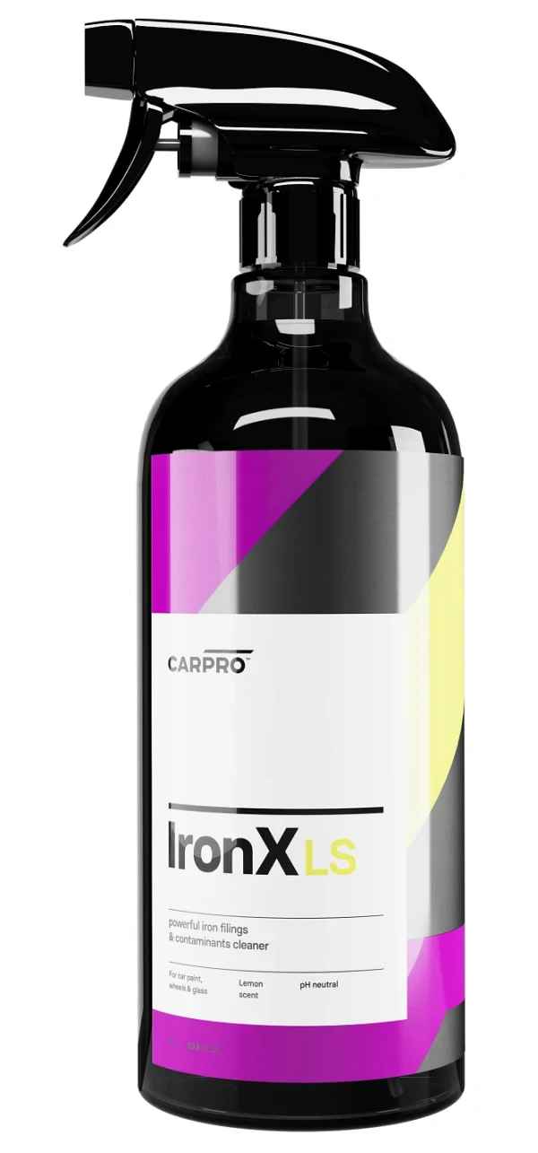 CAR PRO IronX Lemon deironizer do usuwania zanieczyszczeń metalicznych zapach cytrynowy krwawa felga 1000 ml 1l