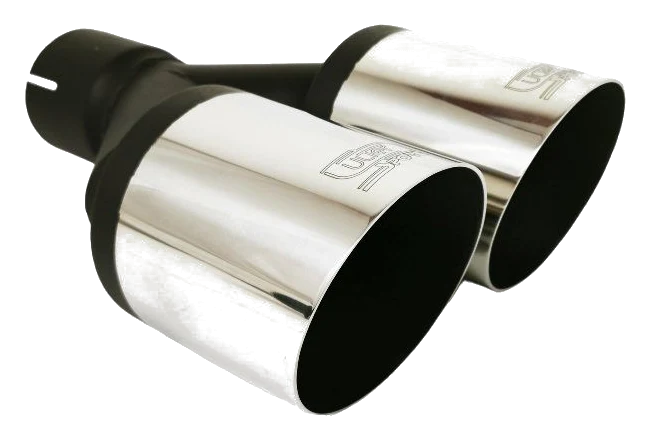 Uniwersalna końcówka tłumika okrągła 100mm długość 200mm średnica montażowa 50mm - N2-101*/50