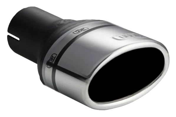 Uniwersalna końcówka tłumika owalna 120×80mm długość 80mm średnica montażowa 45mm - N1-28K/45