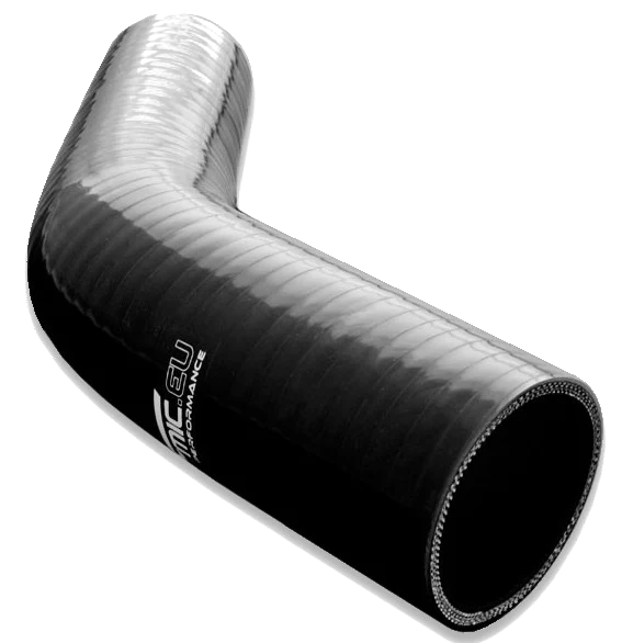 Silikonowe kolanko redukcyjne 45' 63/102mm Czarny - 004563/102-B