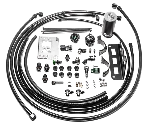 Fuel Hanger Plumbing Kit for Cadillac CTS-V Stainless Radium Engineering