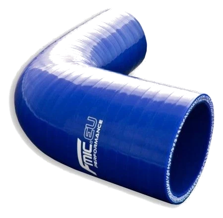 Silikonowe kolanko redukcyjne 90' 80/83mm Niebieski - 009080/83-N