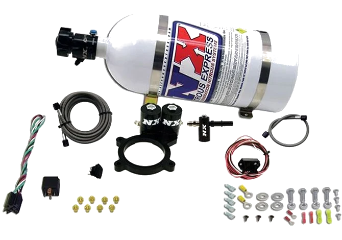 Nitrous Plate System with 10Lb Bottle for Ford Coyote Truck 5.0 2021+ Nitrous Express NX 20959-10