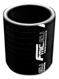 Łącznik silikonowy prosty 95mm Czarny 10cm