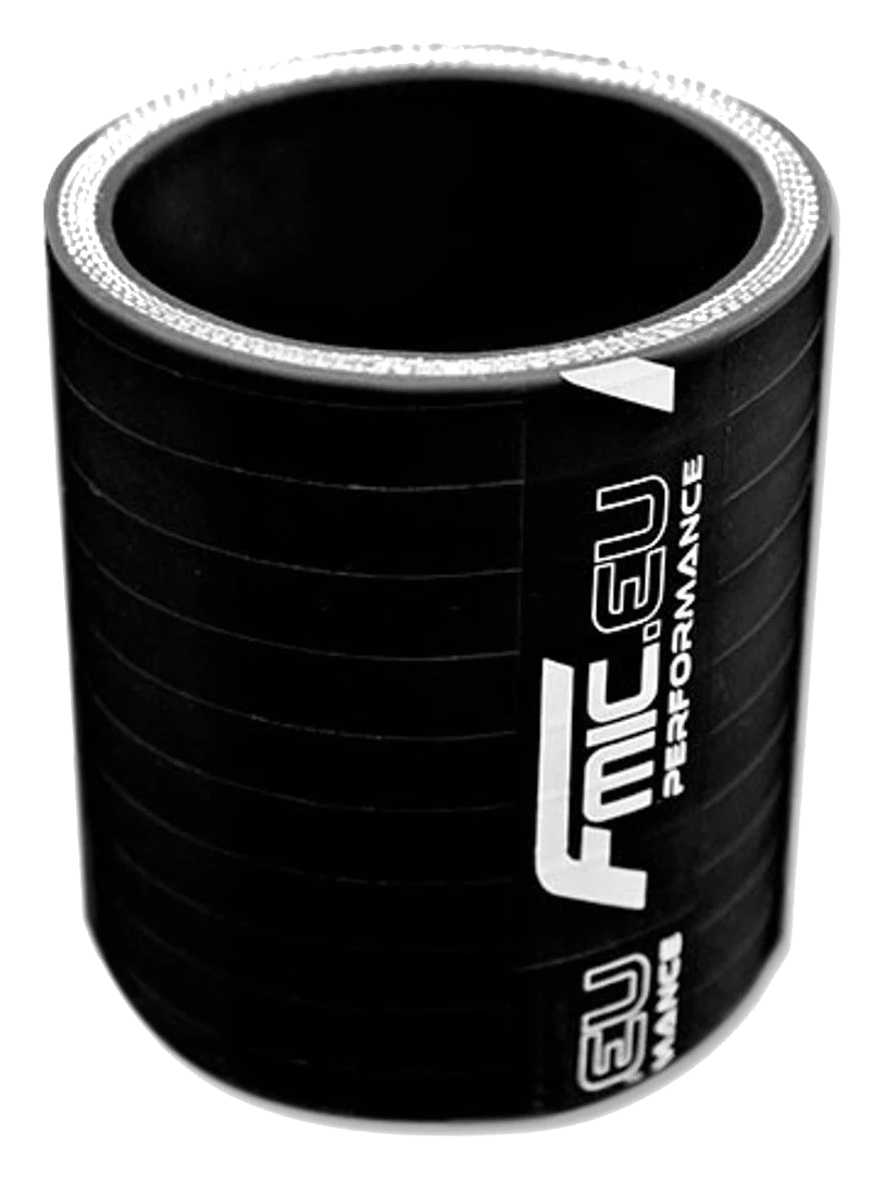 Łącznik silikonowy prosty 95mm Czarny 10cm