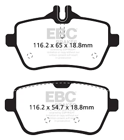 DP42180R Klocki hamulcowe YELLOWSTUFF EBC Brakes Mercedes-Benz Mercedes-Benz S450 W222 S550 W222 S550e W222 S560 W222 S560 Maybach W222 S600 Maybach W222 S650 Maybach W222 S550 Coupe C217 S5