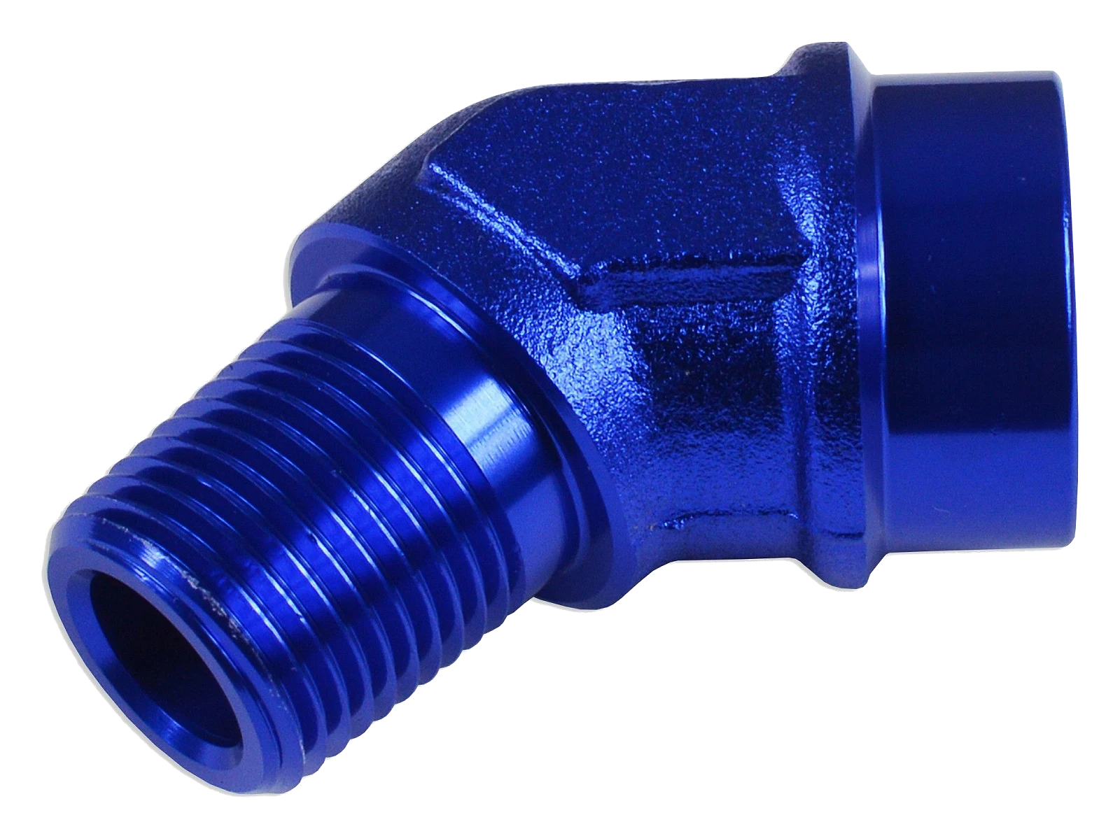 1/2 NPT 45' Nypel adapter żeńsko-męski Niebieski