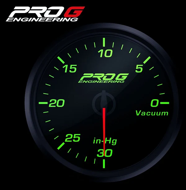 Wskaźnik Pro G Race Series RC, Podciśnienia GREEN 52mm
