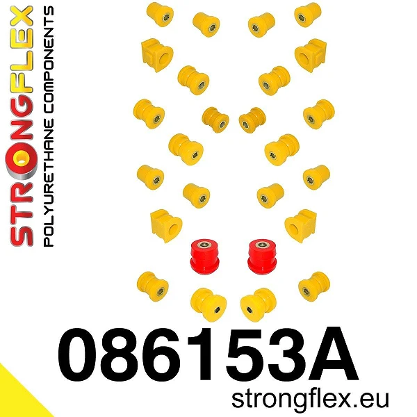 086153A: Zestaw poliuretanowy kompletny SPORT AP1 Honda S2000 AP1