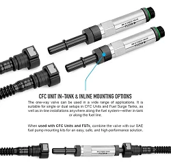 Nuke Performance Universal In-Tank One Way Valve AN-6