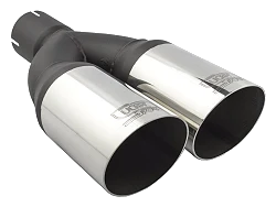 Uniwersalna końcówka tłumika okrągła 76mm długość 230mm średnica montażowa 55mm - N2-76*/55