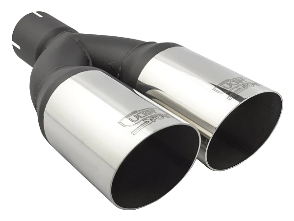 Uniwersalna końcówka tłumika okrągła 76mm długość 230mm średnica montażowa 60mm - N2-76*/60