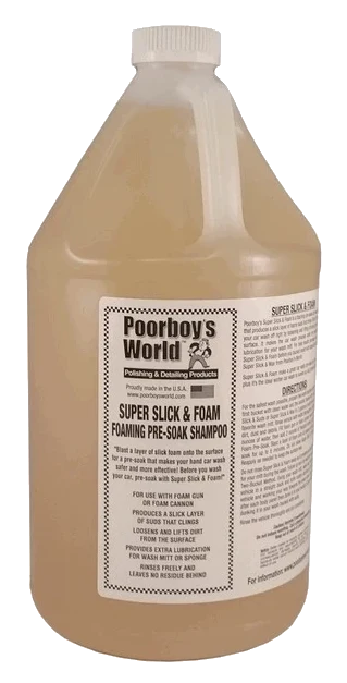 POORBOY'S WORLD Super Slick & Foam piana aktywa mycie wstępne 3784 ml