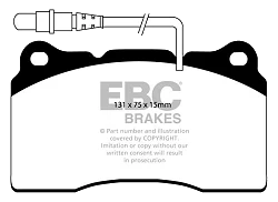 DP1419 Klocki hamulcowe ULTIMAX2 EBC Brakes Citroen C8 Fiat Ulysse Lancia Phedra Peugeot 607 807