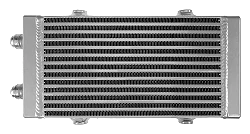 Chłodnica oleju FMIC.Pro jednostronna 240x140x40 srebrna