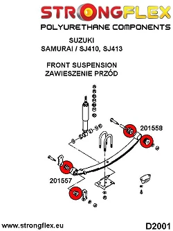 201557A: Tuleja wieszaka resora SPORT Suzuki Samurai - 201557A_12mm