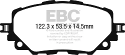 DP52263NDX Klocki hamulcowe BLUESTUFF NDX EBC Brakes Fiat 124 Spider Mazda MX5 Mk4 ND MX5 RF ND Fiat 124 Spider Mazda Miata MX5