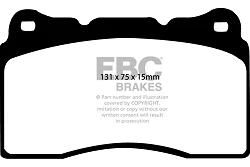 DP81210.15SR11 Sportowe klocki hamulcowe Sintered SR11™ EBC Brakes Chevrolet Camaro 5th Gen Camaro 6th Gen Corvette C7 Stingray Corvette C7 Stingray Z51 Dodge USA Viper TA Package Ford GT Mu