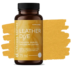 Leather Expert Leather Dye farba do zamszu nubuku aniliny - Sunflower słonecznikowy 75ml