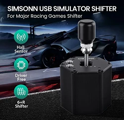 Skrzynia Biegów Shifter SIMSONN 6+R H PC USB Simracing Symulator - 6+R GH