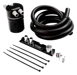 Oil Catch Can Kit Large RTMG Performance for 2.0 TFSI Purple