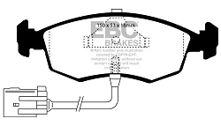 DP961 Klocki hamulcowe ULTIMAX2 EBC Brakes Ford Granada Mk3 Granada Mk3 Estate