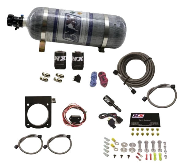Plate System with 12Lb Carbone Bottle (50-200Hp) for Dodge V6 3.6L Nitrous Express NX 20971-12