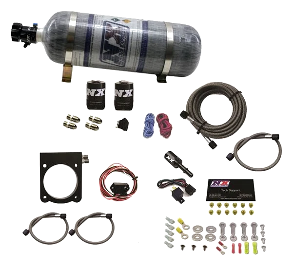 Plate System with 12Lb Carbone Bottle (50-200Hp) for Dodge V6 3.6L Nitrous Express NX 20971-12