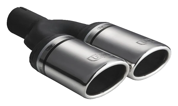 Uniwersalna końcówka tłumika owalna 95×65mm długość 200mm średnica montażowa 45mm - N2-10-1*/45