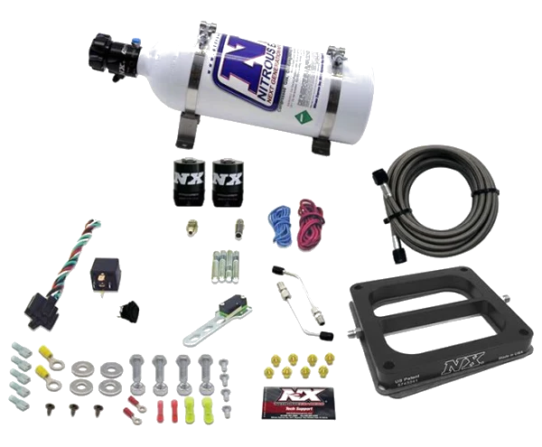 4500 Conventional Plate System Alcohol Stage 6 50-300Hp with 5Lb Bottle Nitrous Express NX 30075-05