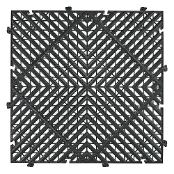 Podłoga modułowa panelowa FMIC.Pro do garażu warsztatu 40x40cm 20mm Czarny 44 sztuki