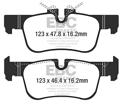DP62235 Klocki hamulcowe GREENSTUFF EBC Brakes BMW X1 F48 X2 F39 X2 xDrive F39