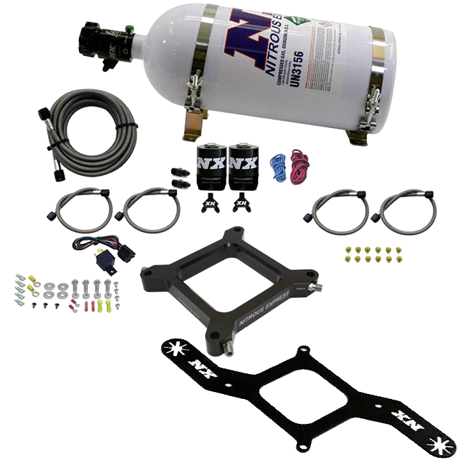 4150 Assassin Plate Gasoline Pro-Power 100-500Hp with 5Lb Bottle Nitrous Express NX 67540-05