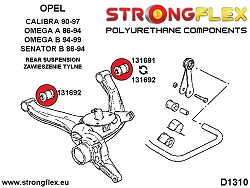 131692A: Tuleja wahacza tylnego SPORT Opel Calibra