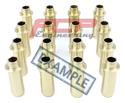 Prowadnice zaworowe FCP Engineering z brązu 6 mm — BMW 1.6 1.8 M40 M42 M43, S42 USA