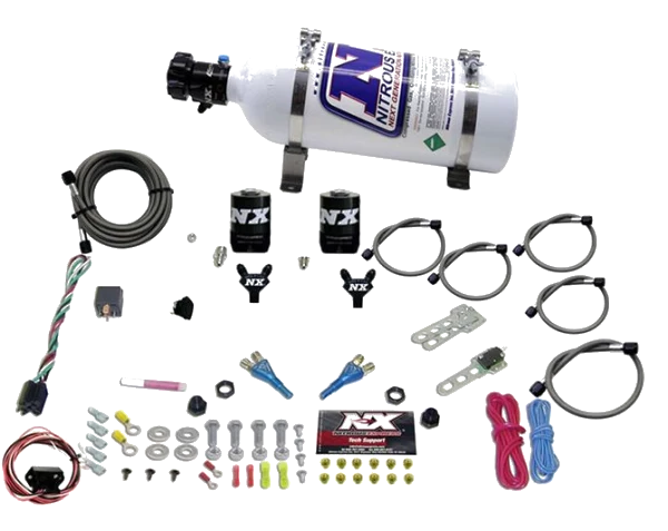 Dual Nozzle (35-150Hp) with 5Lb Bottle for Nissan / Infiniti Nitrous Express NX 20716-05