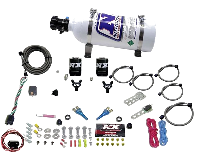 Dual Nozzle (35-150Hp) with 5Lb Bottle for Nissan / Infiniti Nitrous Express NX 20716-05