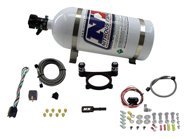 Plate System with 10Lb Bottle for Ford Coyote 5.0L / Godzilla 7.3 Nitrous Express NX 20948-10