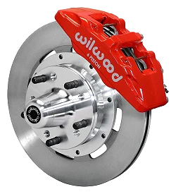 Wilwood 140-10738 Zestaw Hamulców Przednich Forged Dynapro 6 Hub 12.19 czerwony Cadillac Chevrolet GMC Pontiac