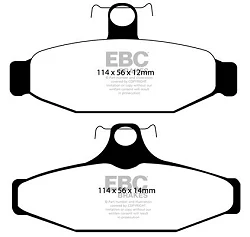 DP1167 Klocki hamulcowe ULTIMAX2 EBC Brakes Chevrolet Camaro 3rd Gen Performance Package Camaro 4th Gen Corvette C4 Pontiac Firebird Firebird Performance Package