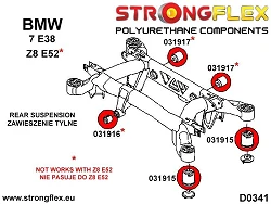 031915A: Tuleja tylnego wózka SPORT BMW e38