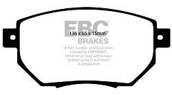 DP41659R Klocki hamulcowe YELLOWSTUFF EBC Brakes Infiniti FX35 FX45 Nissan Murano Z50 Infiniti FX35 FX45 Nissan Altima Maxima Murano Altima SE-R