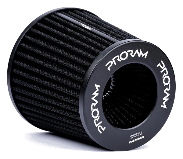 Proram Multi Fit Universal Pleated 89mm Aluminium Neck Air Filter with silicone