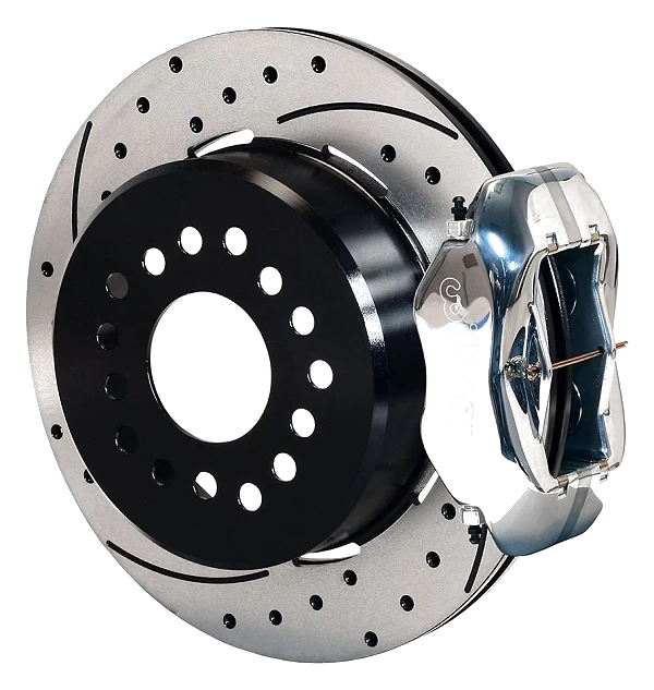 Wilwood 140-7141-DP Forged Dynalite Zestaw hamulcowy tylny 12.19 wiercony polerowany