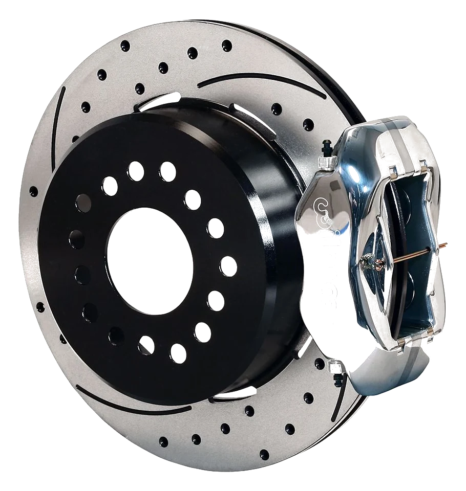 Wilwood 140-7141-DP Forged Dynalite Zestaw hamulcowy tylny 12.19 wiercony polerowany