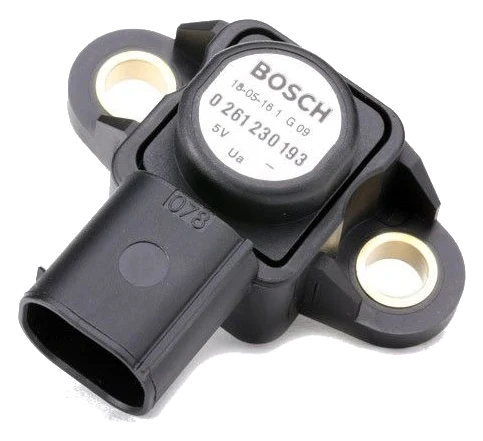 Czujnik ciśnienia doładowania w kolektorze dolotowym MAP sensor BOSCH 0 261 230 193 do Mercedes-Benz C W204 CLS C218 E W211 Smart ForTwo