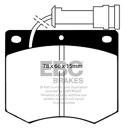 DP436 Klocki hamulcowe ULTIMAX2 EBC Brakes Ford Granada Mk2 Estate Granada Mk2 Saloon