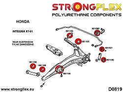 081588A: Tuleja stabilizatora tylnego SPORT Honda Integra