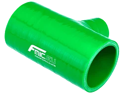 Trójnik silikonowy T-Piece 70/32mm Zielony